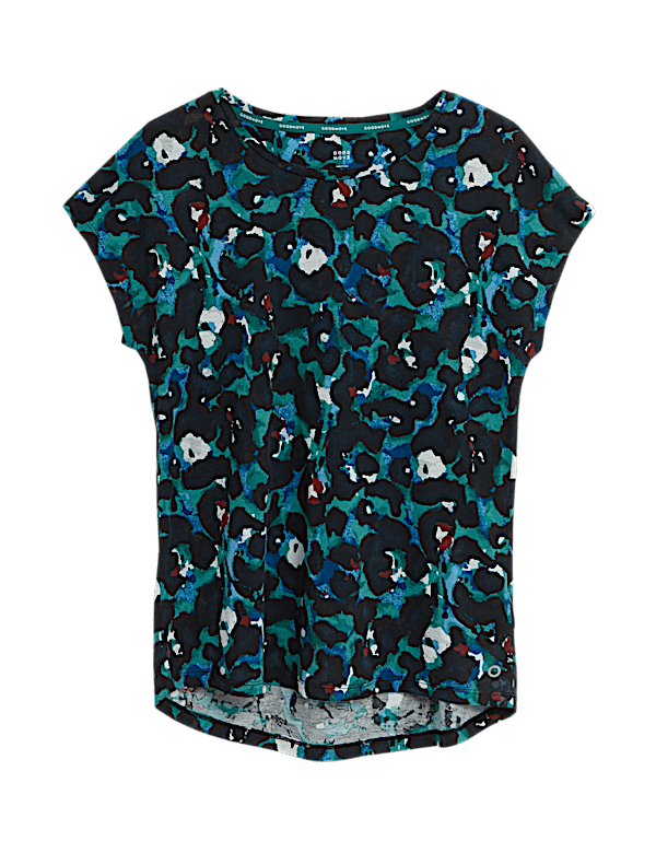 Lightweight Scoop Neck Relaxed T-Shirt