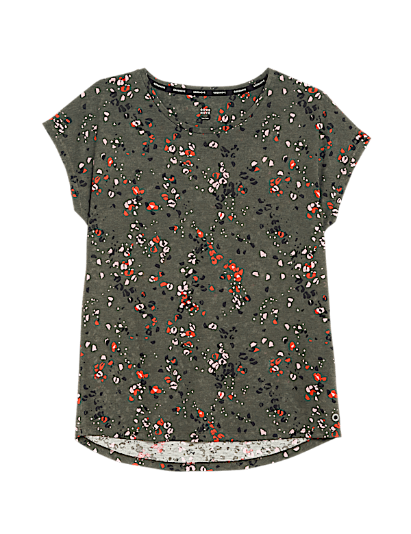 Lightweight Scoop Neck Relaxed T-Shirt