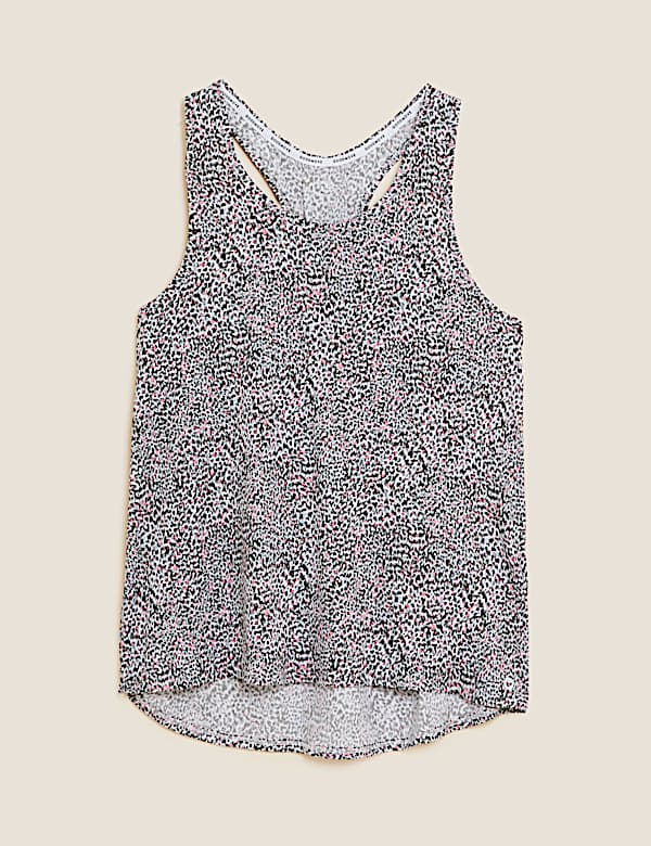 Scoop Neck Relaxed Sleeveless Yoga Top - DK