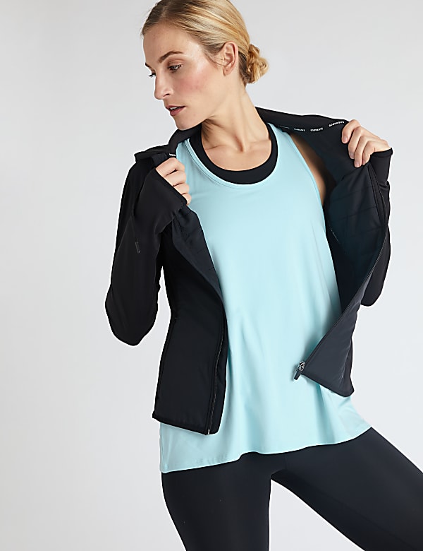 Relaxed Pleat Back Yoga Vest