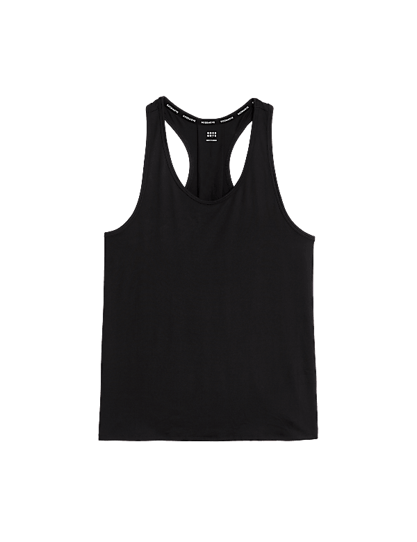 Relaxed Pleat Back Yoga Vest