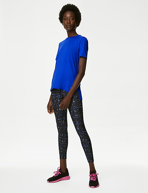 Scoop Neck Mesh Back T-Shirt