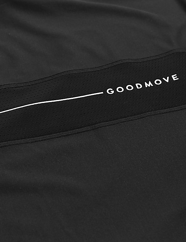 Scoop Neck Mesh Back T-Shirt