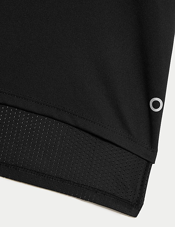 Scoop Neck Mesh Back T-Shirt