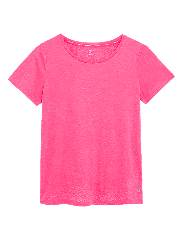Lightweight Scoop Neck Relaxed T-Shirt
