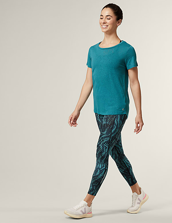 Lightweight Scoop Neck Relaxed T-Shirt