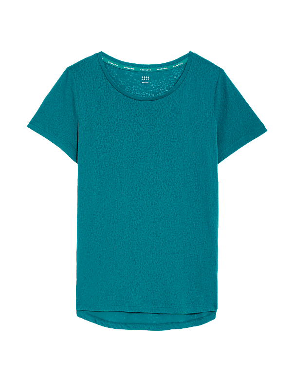 Lightweight Scoop Neck Relaxed T-Shirt