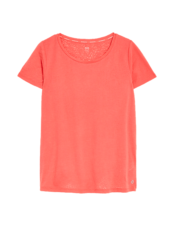 Lightweight Scoop Neck Relaxed T-Shirt