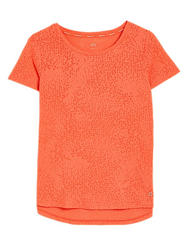 Lightweight Scoop Neck Relaxed T-Shirt
