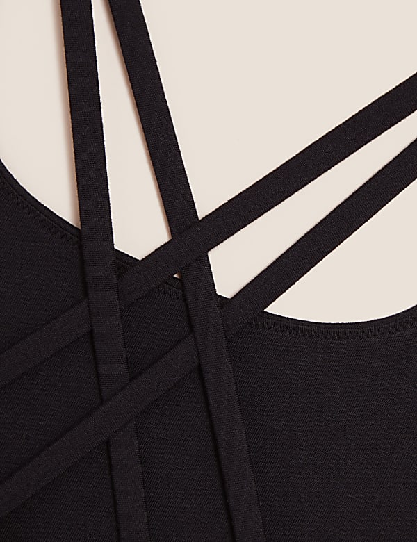 Cross Back Crop Top