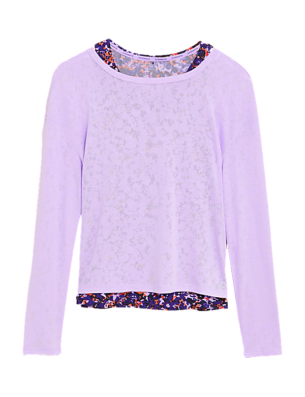 Lightweight Double Layer Long Sleeve Top