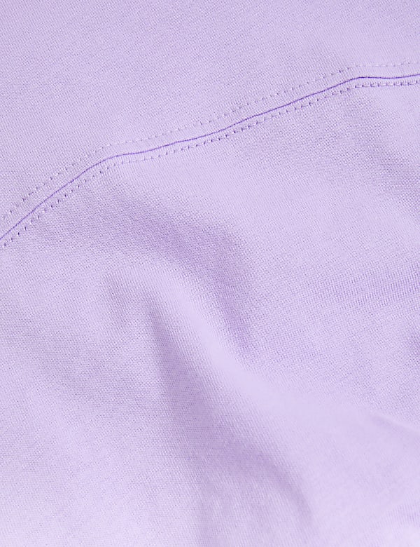 Pure Cotton Oversized Cropped T-Shirt