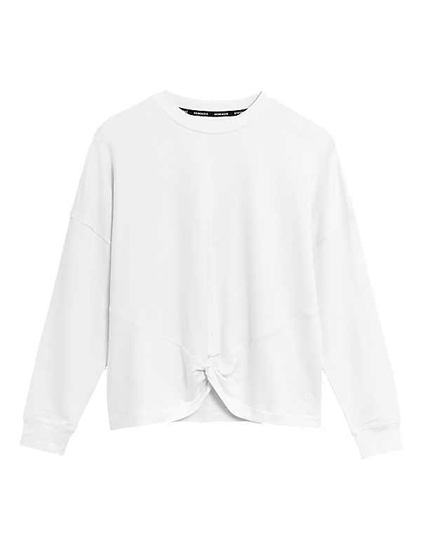 Modal Rich Crew Neck Relaxed Sweatshirt