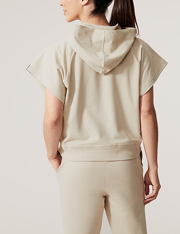 Cotton Rich Sleeveless Hoodie