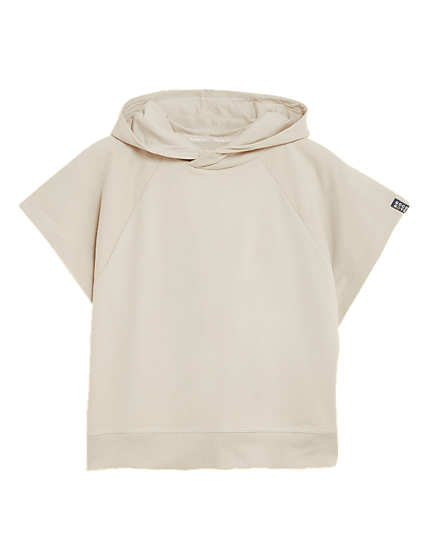 Cotton Rich Sleeveless Hoodie