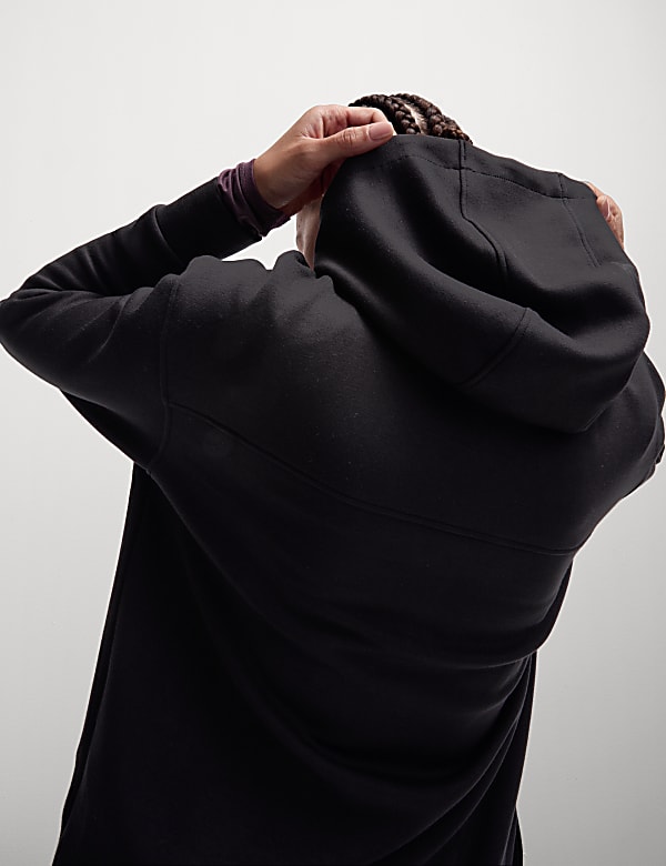 Hooded Relaxed Long Sleeve Yoga Hoodie - VN