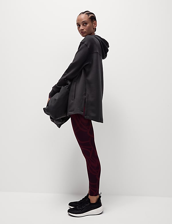 Hooded Relaxed Long Sleeve Yoga Hoodie - VN