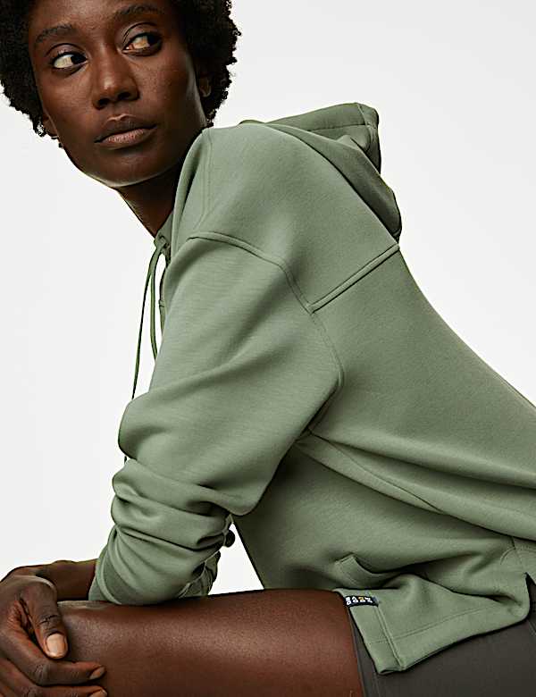 Hooded Relaxed Long Sleeve Yoga Hoodie