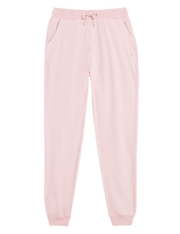 Fleece Cuffed High Waisted Relaxed Joggers