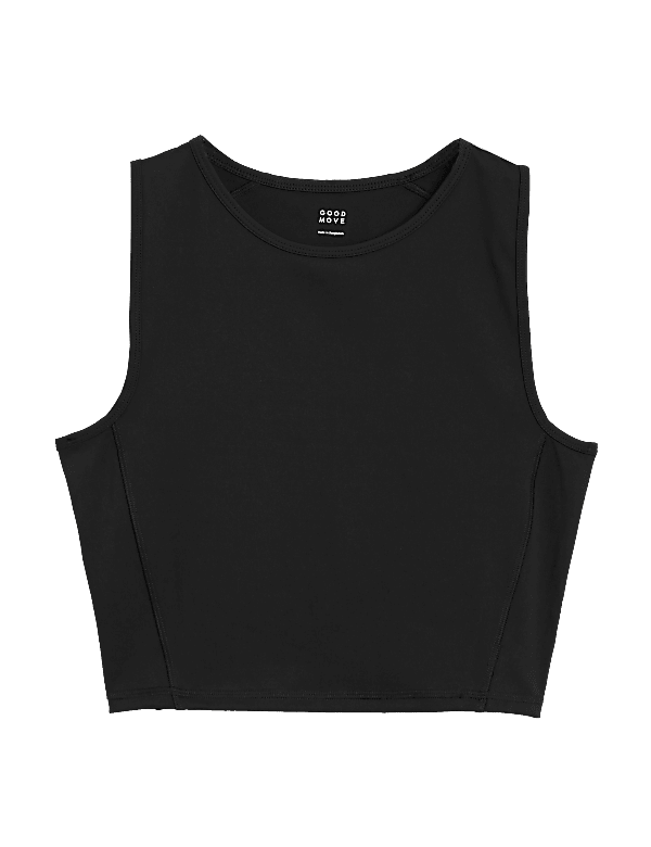 Scoop Neck Cropped Vest Top