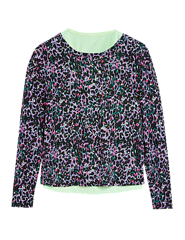 Scoop Neck 2-in-1 Long Sleeve Top