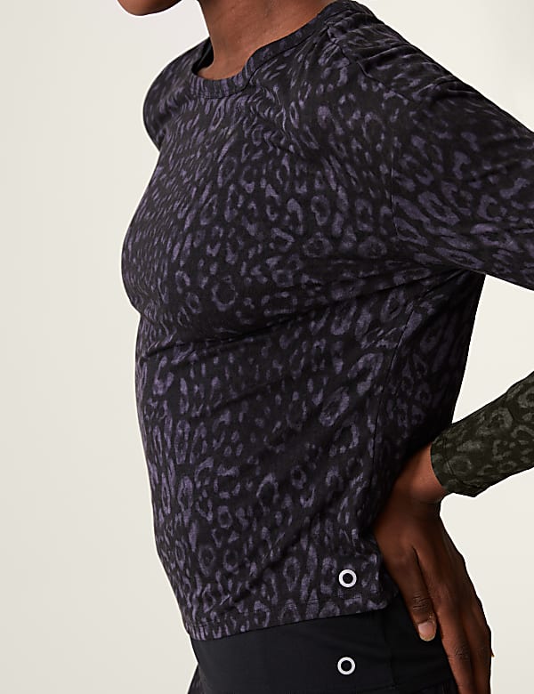 Scoop Neck 2-in-1 Long Sleeve Top