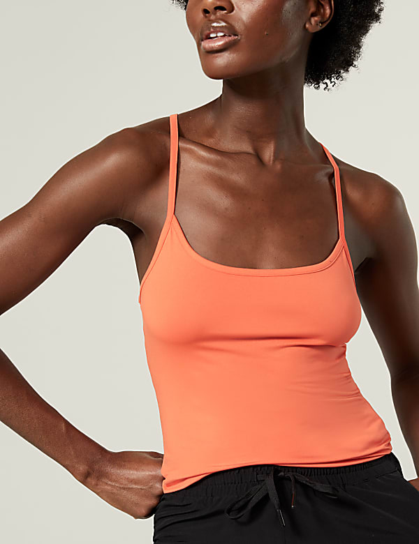 Printed Scoop Neck 2-in-1 T-Shirt