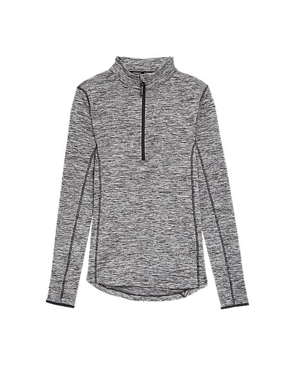 Funnel Neck Half Zip Running Top