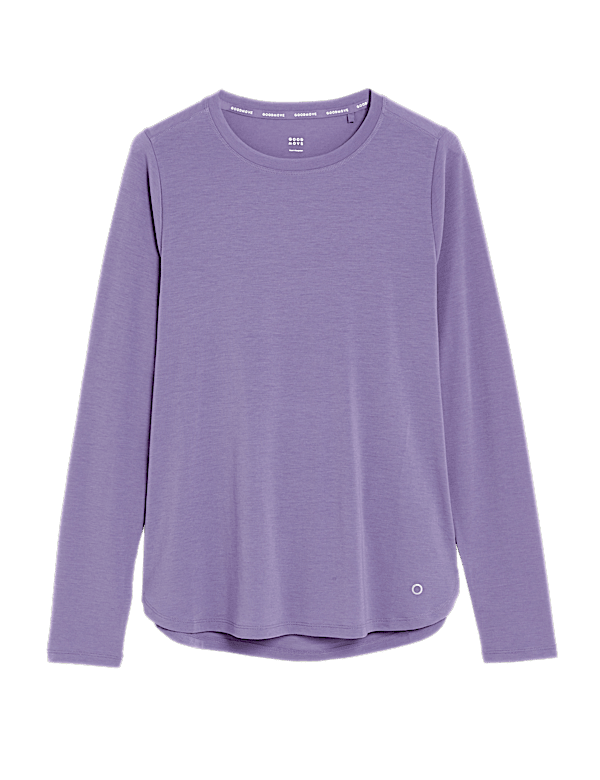 Scoop Neck Open Back Relaxed Yoga Top
