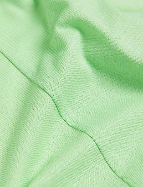 Pure Cotton Scoop Neck Oversized T-Shirt