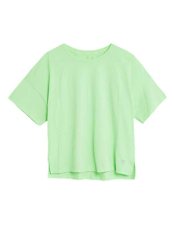 Pure Cotton Scoop Neck Oversized T-Shirt
