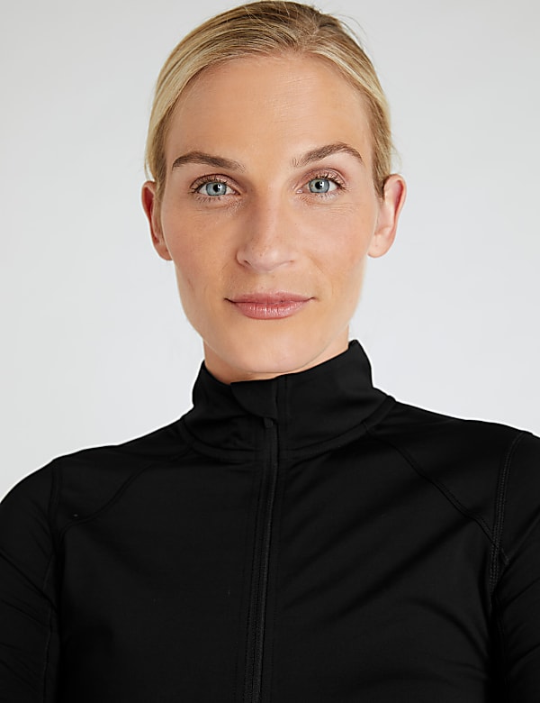 Half Zip Long Sleeve Running Top