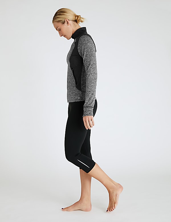 Zipped Through Run Top