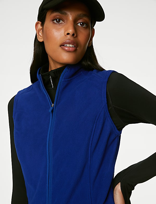 Zip Up Funnel Neck Gilet