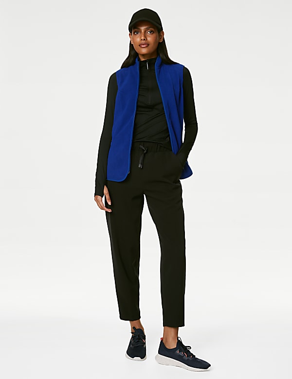 Zip Up Funnel Neck Gilet