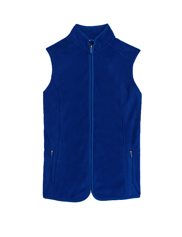 Zip Up Funnel Neck Gilet