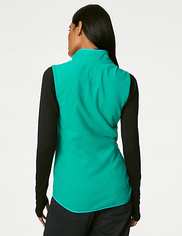 Zip Up Funnel Neck Gilet