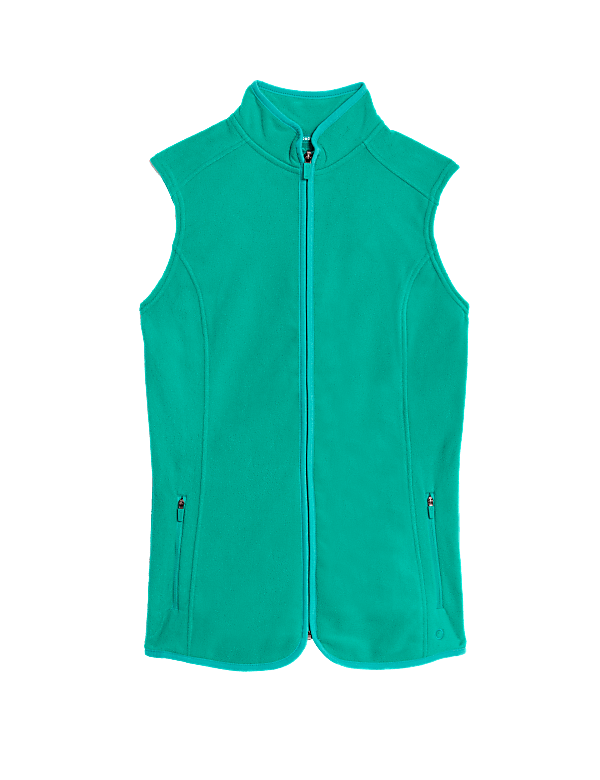 Zip Up Funnel Neck Gilet