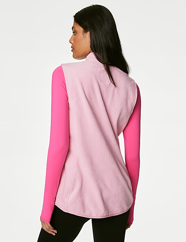 Zip Up Funnel Neck Gilet