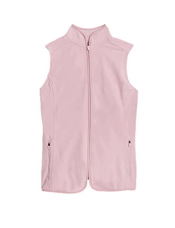 Zip Up Funnel Neck Gilet