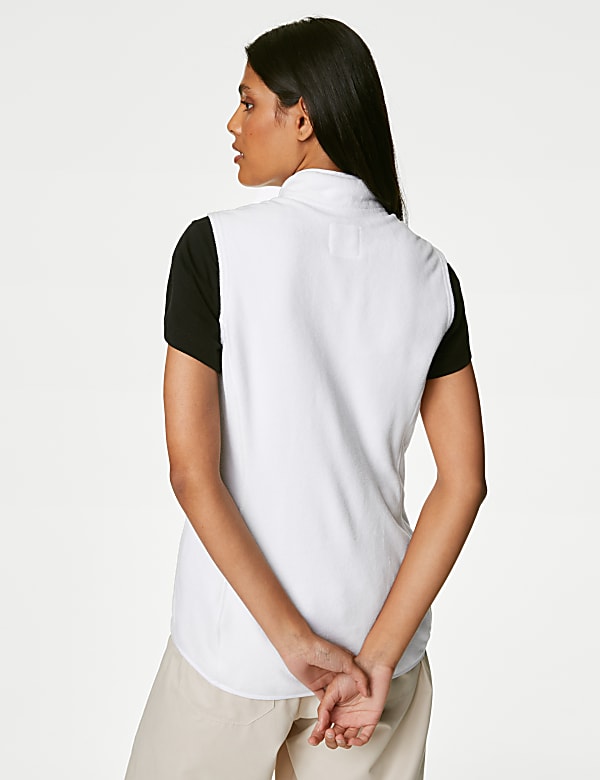 Zip Up Funnel Neck Gilet