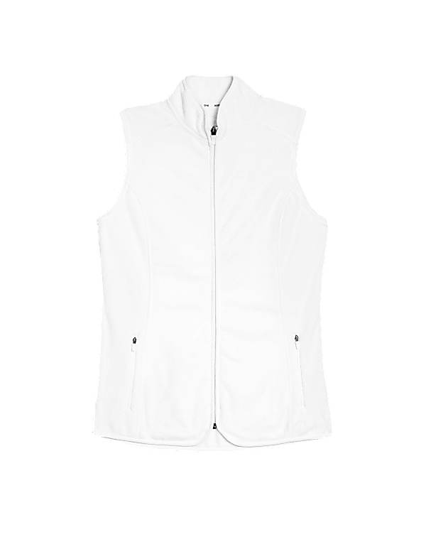 Zip Up Funnel Neck Gilet