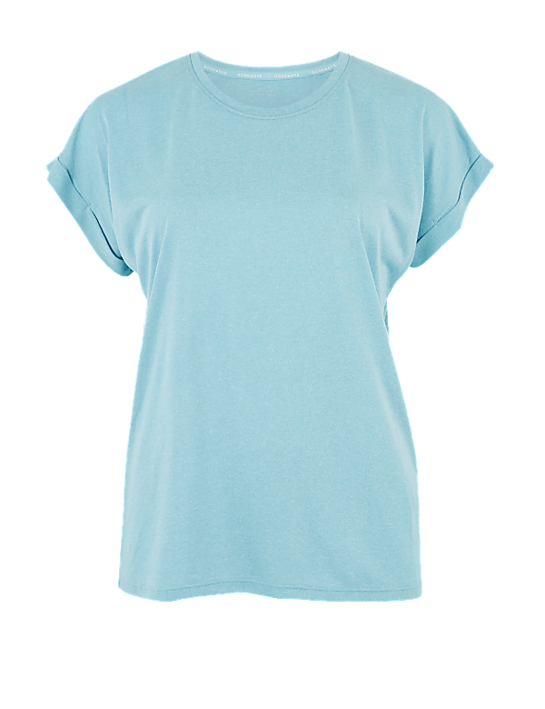 Round Neck Short Sleeve Top