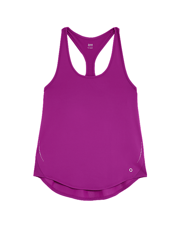 Scoop Neck Racer Back Running Vest Top