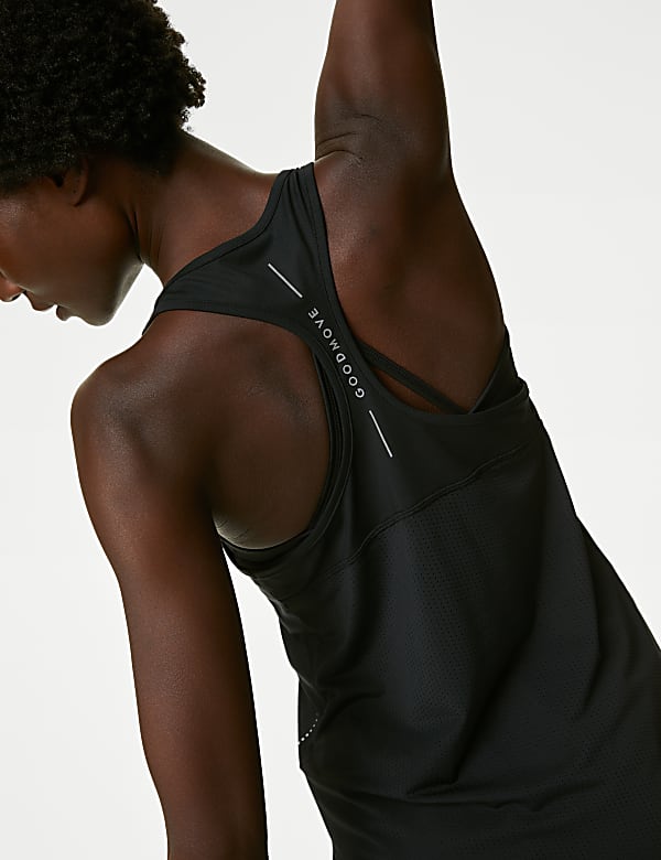 Scoop Neck Racer Back Running Vest Top