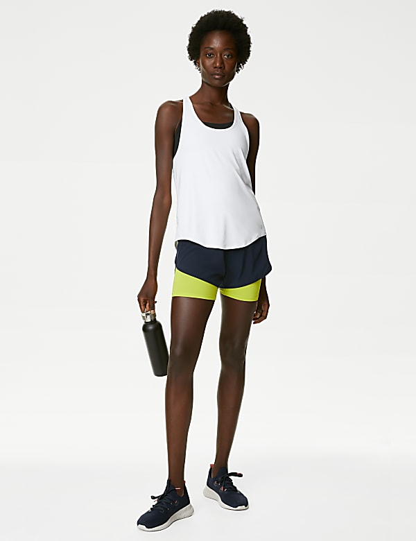Scoop Neck Racer Back Running Vest Top