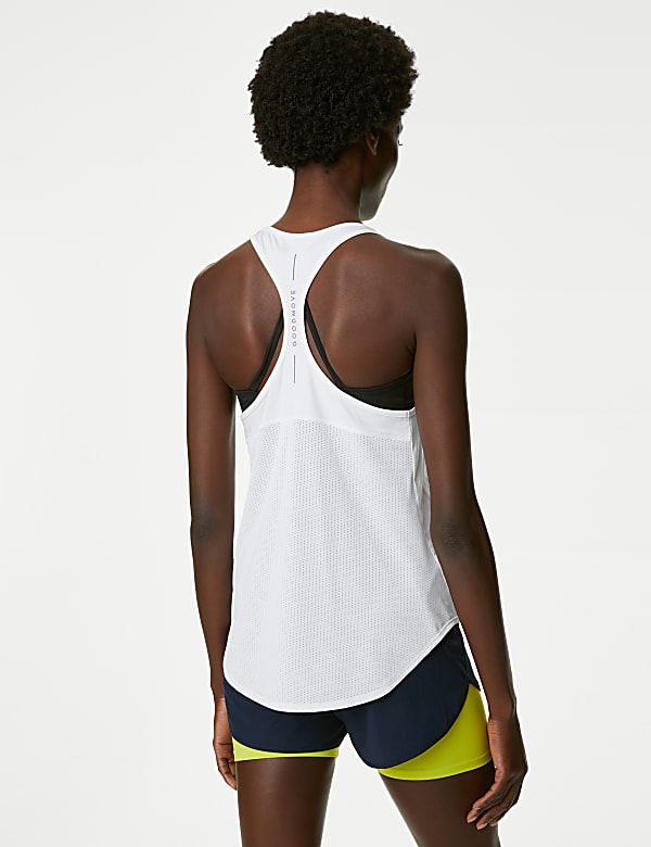 Scoop Neck Racer Back Running Vest Top
