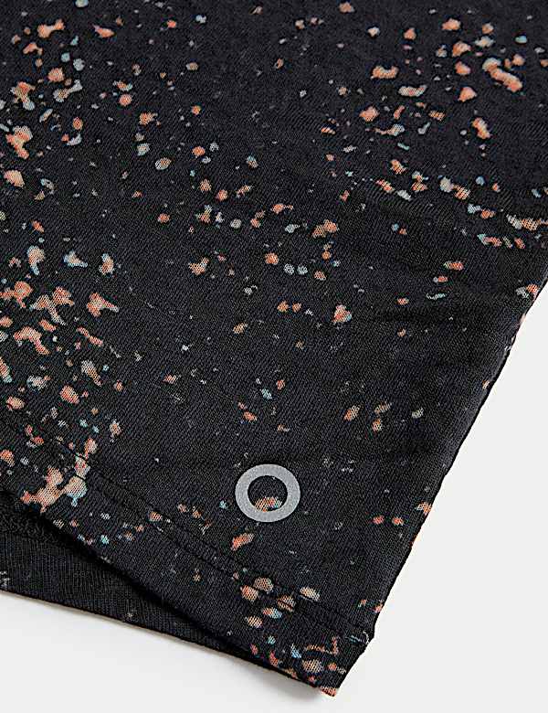 Printed Scoop Neck Relaxed T-Shirt