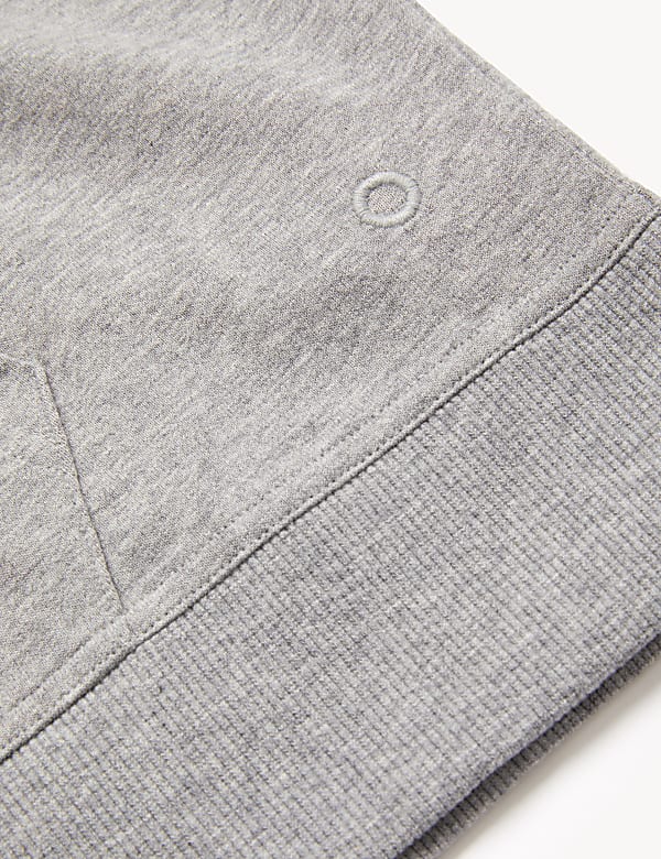 Cotton Rich Sleeveless Hoodie