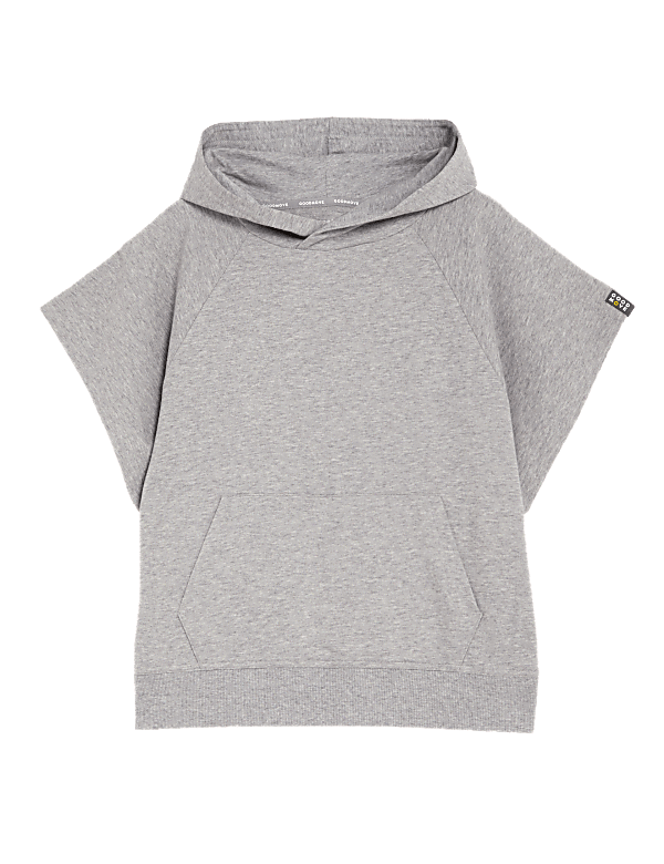 Cotton Rich Sleeveless Hoodie